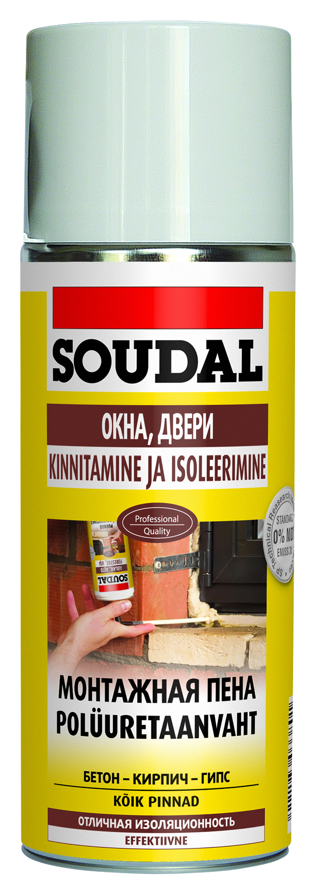 Пена монтажная Soudal Yellow 300 мл